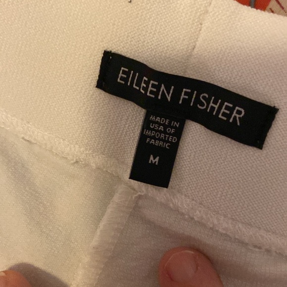 Eileen Fisher white Capris (M) - Picture 3 of 5